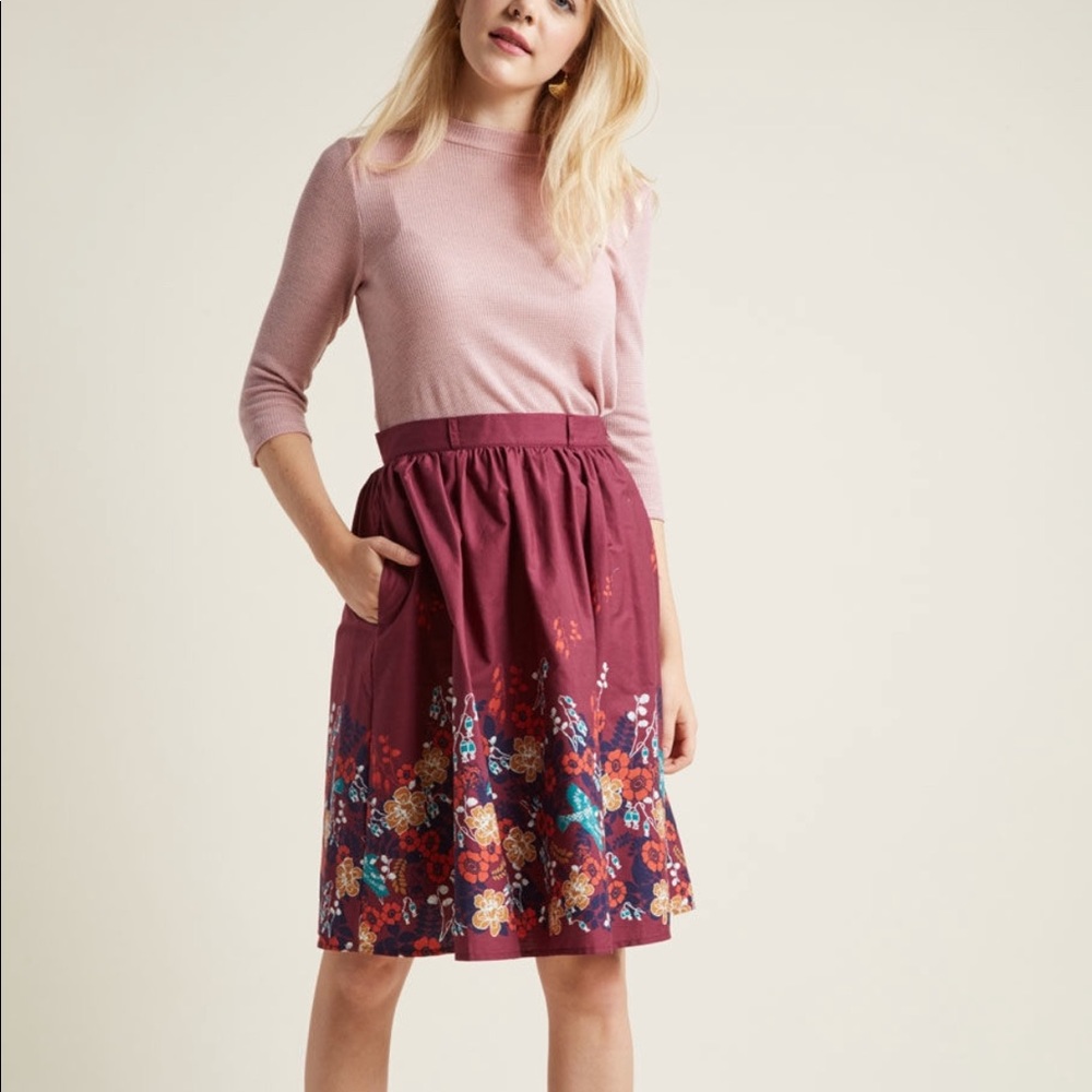 ModCloth A-Line Skirt- NWOT